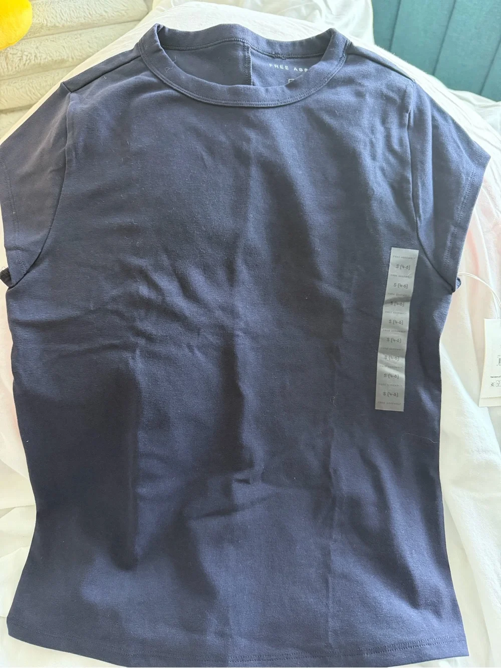 Sleeveless Crewneck women’s Shirt - Navy